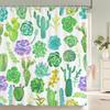 European Retro Flower Printed 3D Bath Curtains Waterproof Polyester Fabric Washable Bathroom Shower Curtain Screen With Hooks