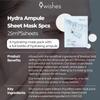 9WISHES Hydra Ampullen Tuchmaske 25ml*5 Stück