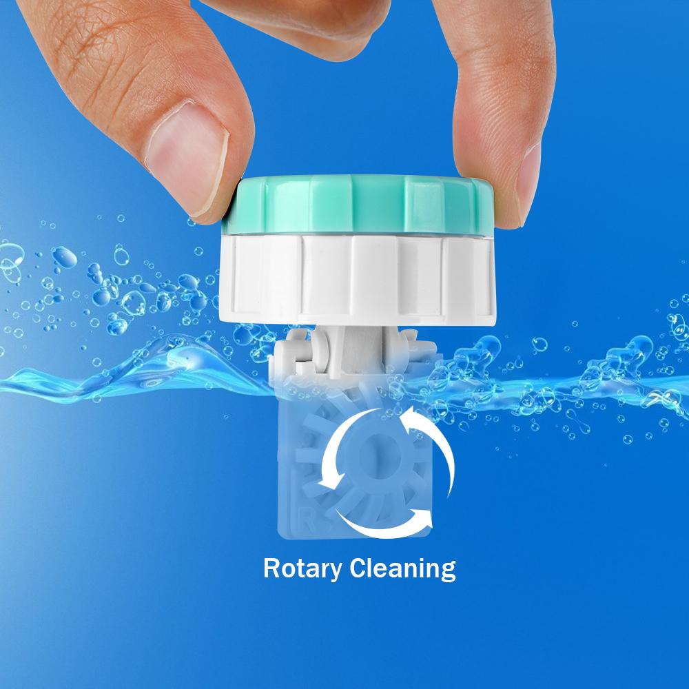 Contact Lens Cleaner Case Compact Plastic Container Storage Holder Transparent Travel Eyes Travel Kit For Home Contact Lens Gym