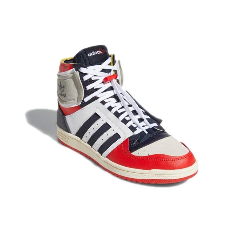adidas Top Dix de 'White Legend Ink Red' S24116