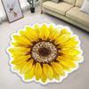 Nordische rutschfeste Matte Wohnzimmer Heimdekoration Blumenform Teppich Große Fläche Runder Flur Teppich Unregelmäßige Teppiche für Schlafzimmer