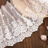 22/34/42cm Wide White Lace Ribbon For Weddng Dress DIY Crafts Sewing Fabric Trim Clothing Handmade Needlework Accessories 2yards