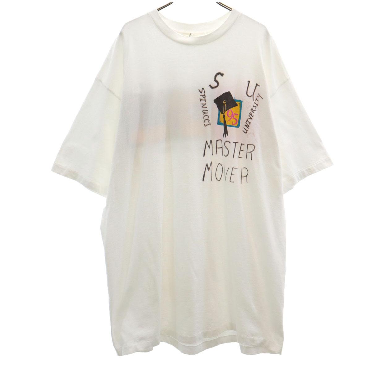 

JOSTENS 90-е Сделано в США Старый принт на спине Футболка с коротким рукавом Одинарный шов Мужская Б/У