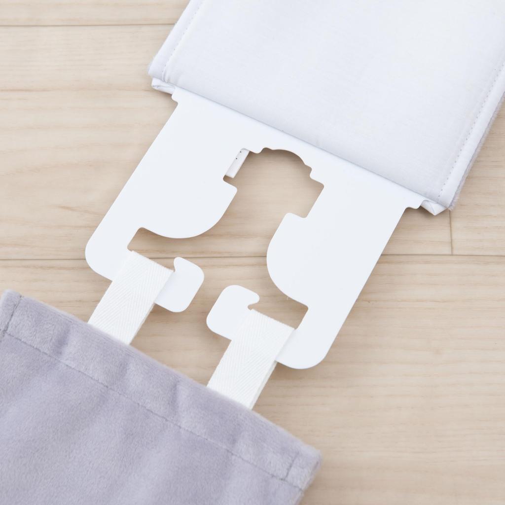 LANCETTI Pizzo 2 Papierhalter-Abdeckung, Grau, Lancetti Senko 63872