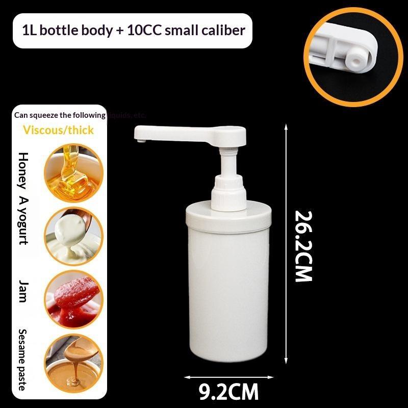 Food Grade Plastic Multipurpose Syrup Dispenser Detachable Design Accurate Pump For Cafe Milk Tea Shop Home Bar