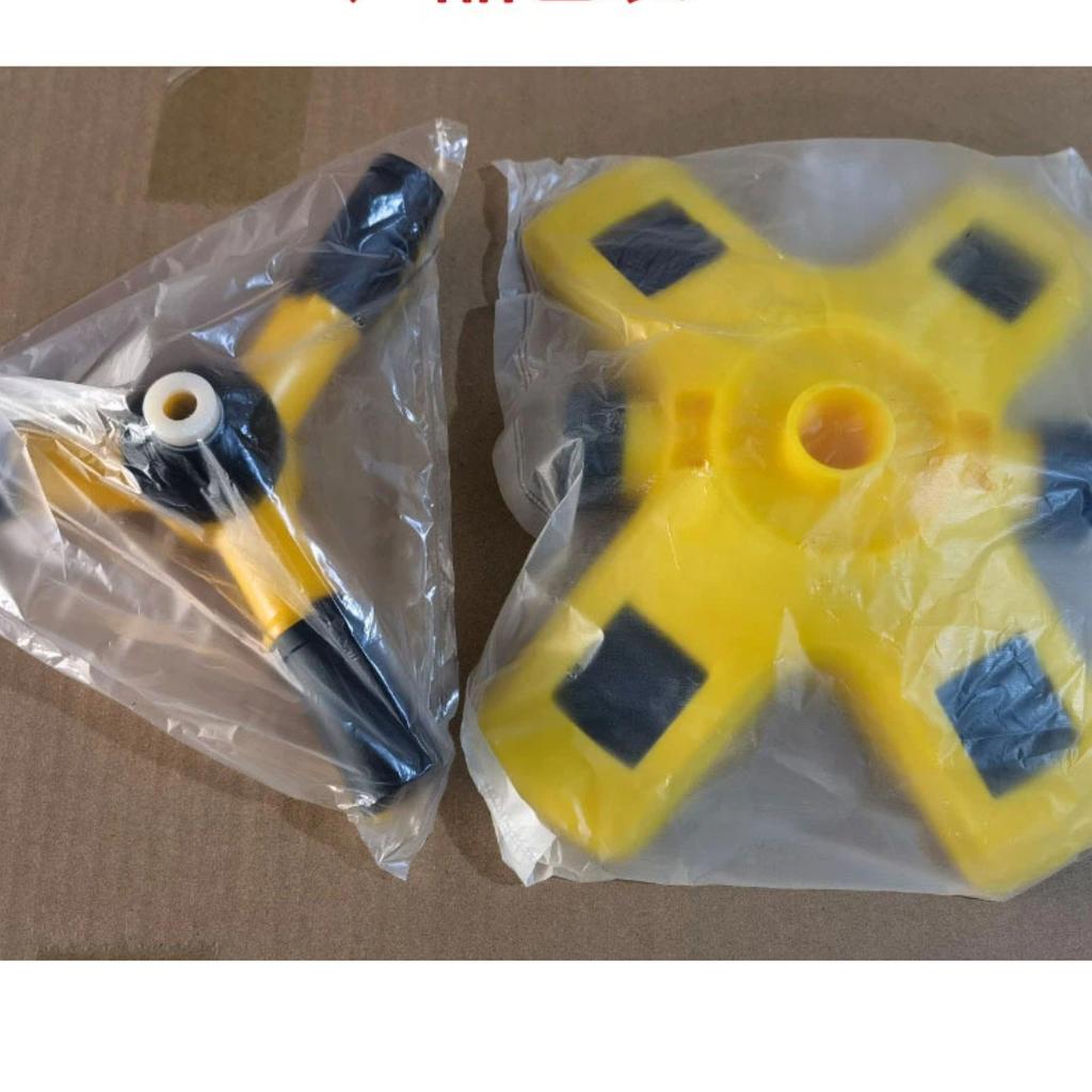 360° Automatic Rotating Sprinkler - 3-Arm Tandem Sprinkler for Nursery Irrigation & Garden Watering