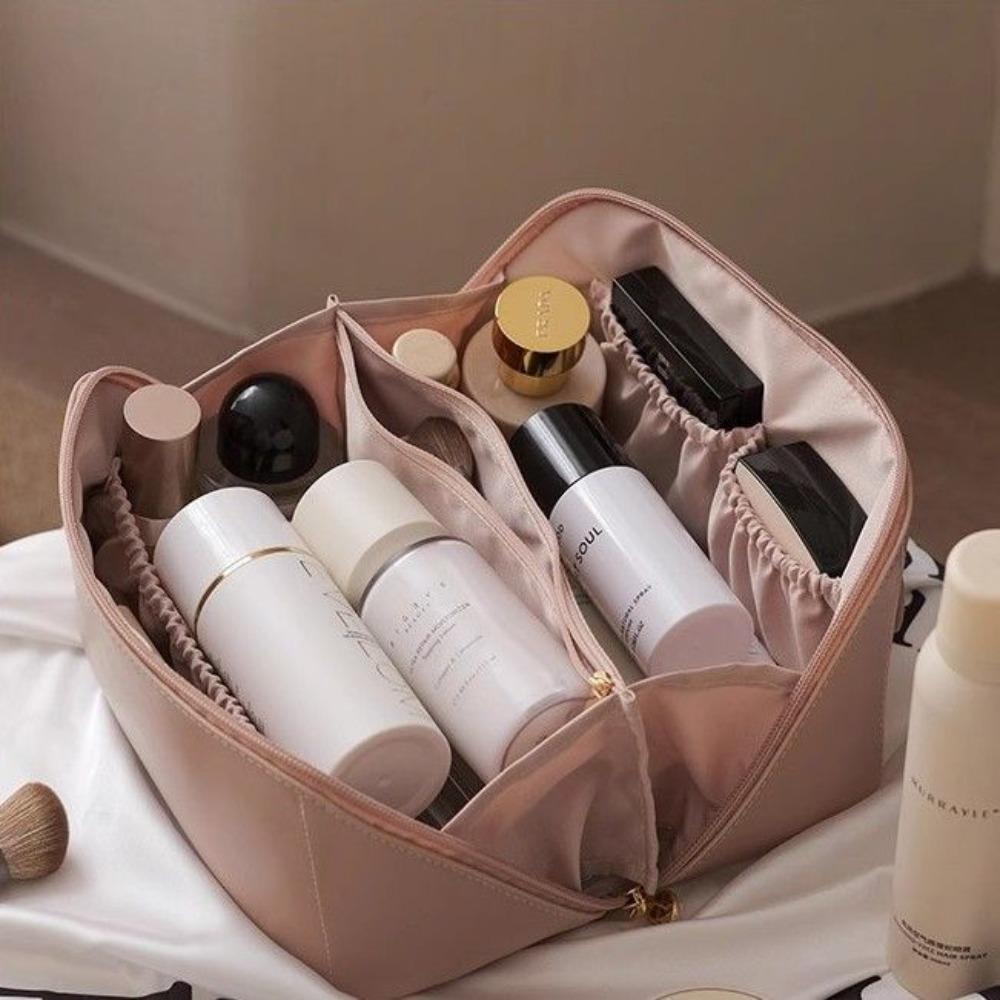 Cosmetic bag women's large capacity portable ins high sense Internet celebrity high value travel new portable wash storage bag