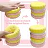 9cm Pomalu se vracející Squishy hračky, 3vrstvá Super měkká Realistická Sendvičová sušenka Mačkací hračka, Jídlo Squishies pro úlevu od stresu