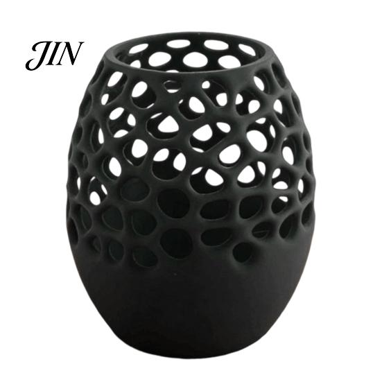 Pen Holder Modern Honeycomb Holder, 3D Printed Hollow Design Writing Utensil Container, Stylish Desk Organizer for Pencils Makeup Brushes And Brush