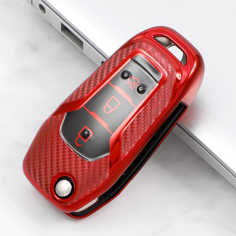 Carbon Fiber Key Shell for Ford: Ranger, Mondeo, F150