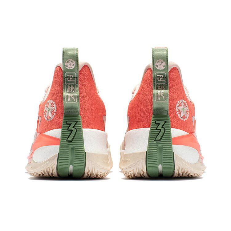 361 Big3 3.0 Pro Cushioning, Wear Resistant Low Top Basketball Shoes Men's Light Peach Pink 672231113-4