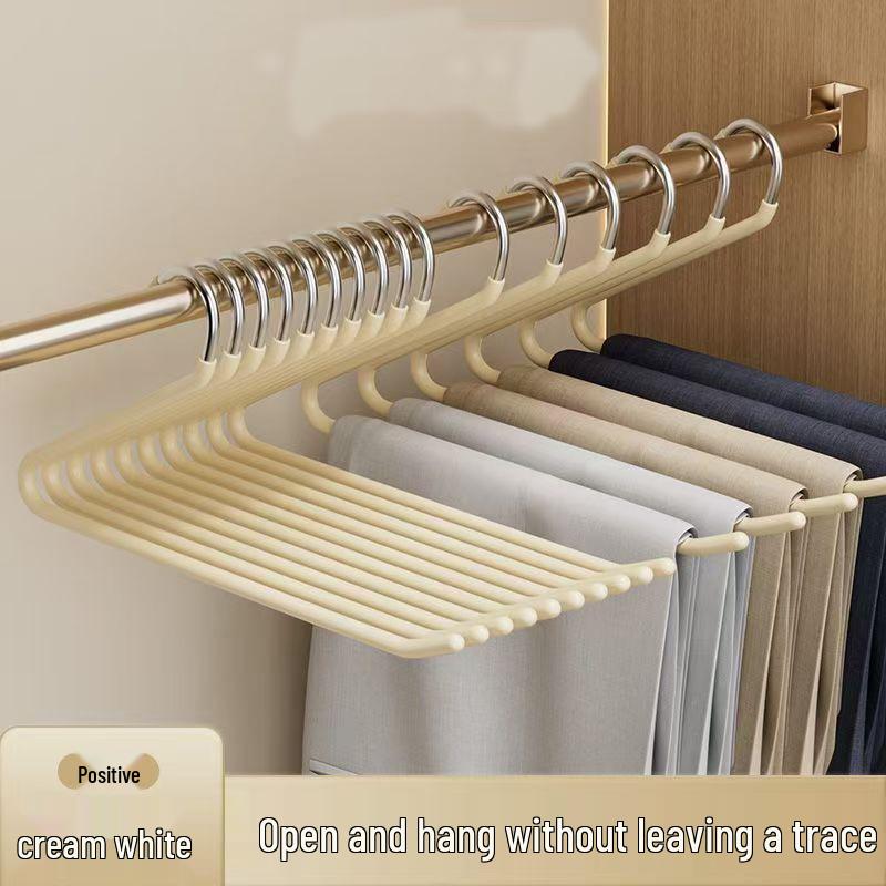 Goose-Shaped Non-Slip Pants Hanger Clip, Z-Shape, Space-Saving Wardrobe Storage