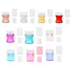 Transparent Nail Stamper with Scraper Jelly Silicone Stamp for French Nails Manicuring Kits Nail Art Stamping Tool Set