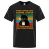 Coffee Funny T Shirt Men Summer Cotton Short Sleeve Mens T-Shirt Hip Hop Casual Tops Oversized Tee Shirt 80312