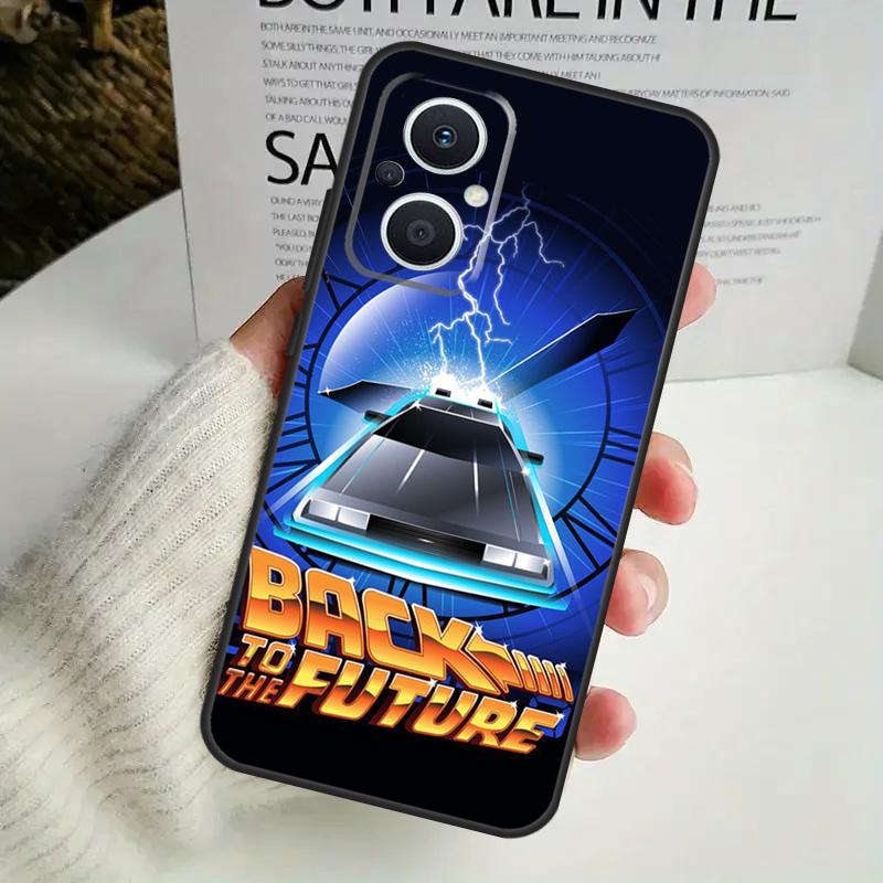 Back To The Future Time Machine Case For OPPO Reno 8 7 6 5 4 Lite 8T 5Z 4Z 10 11F OPPO Find X5 X6 Pro X2 Neo X3 Lite Cover