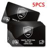 RFID Blocking Card 5 Pack Bank Debit Credit Card Protector Anti-Theft Contactless NFC Blocker Entire Wallet Protection