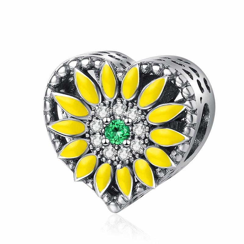 New Heart-Shaped Multiple Series Charm Bead Applicable To Original Plating Copper Jewelry & Diy Making Fine Unique Jewelry Gift