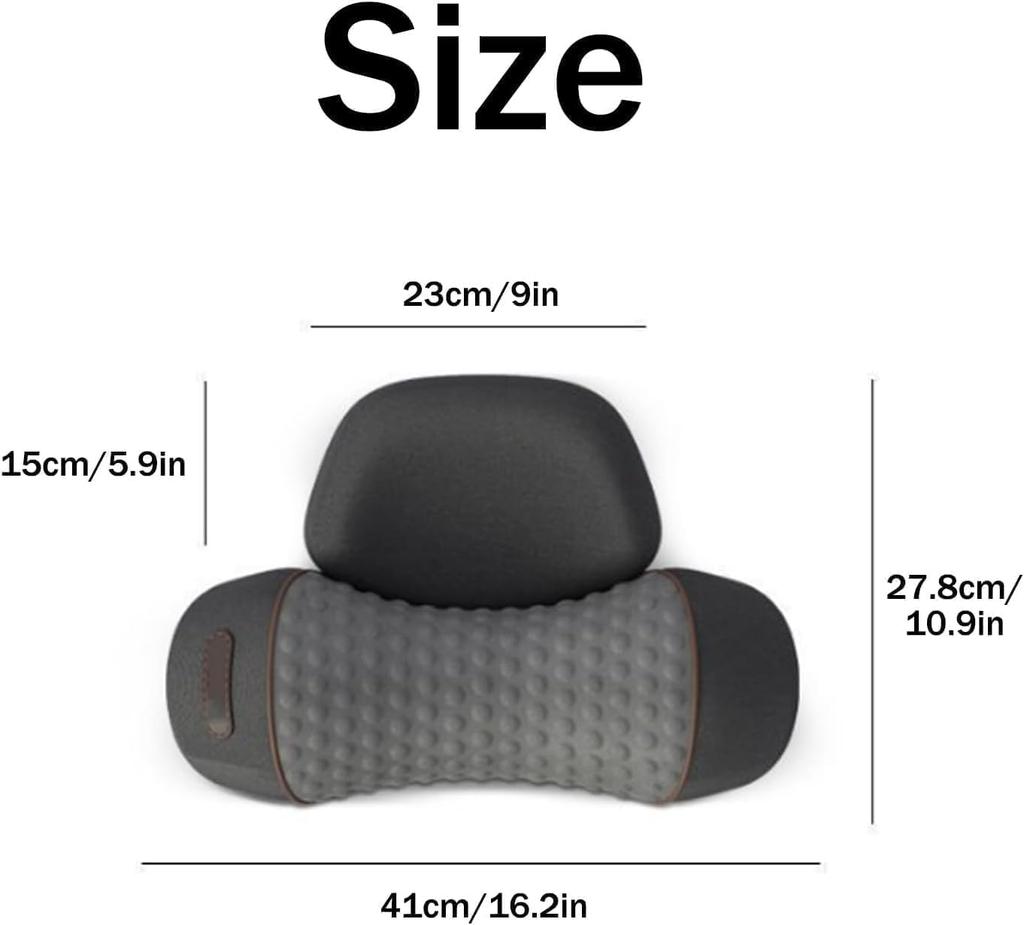 Pillow Massage Neck Hump, Traction Massager with Heat, 3 In 1 Neck Massage Pillow Heated Massages Necks Pillows Heated Traction