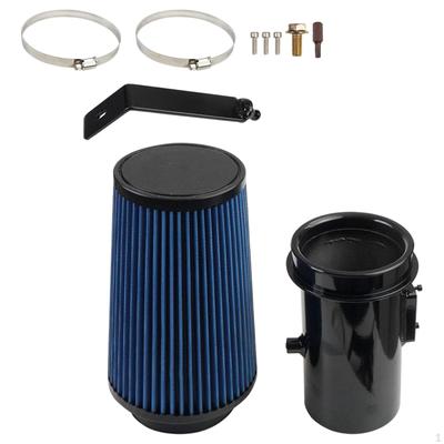 Cold Air Intake Kit, Filter System for 6.4L Engine High Performance Replacement Easy Installation