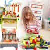 Colorful Wooden Tool Workbench Interactive Educational Toy For Children Age 4-6
