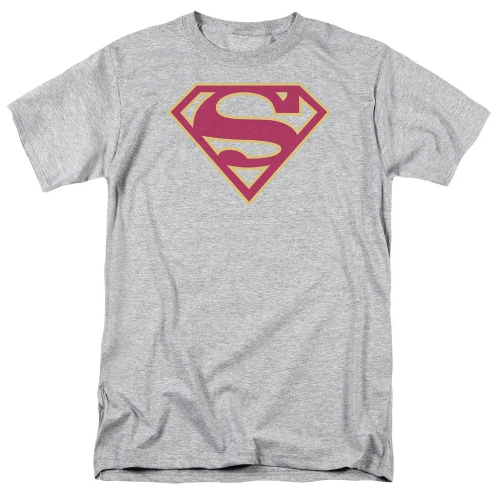 Superman Red And Gold Shield Symbol DC Comics Licensed  Children s T-shirt 140