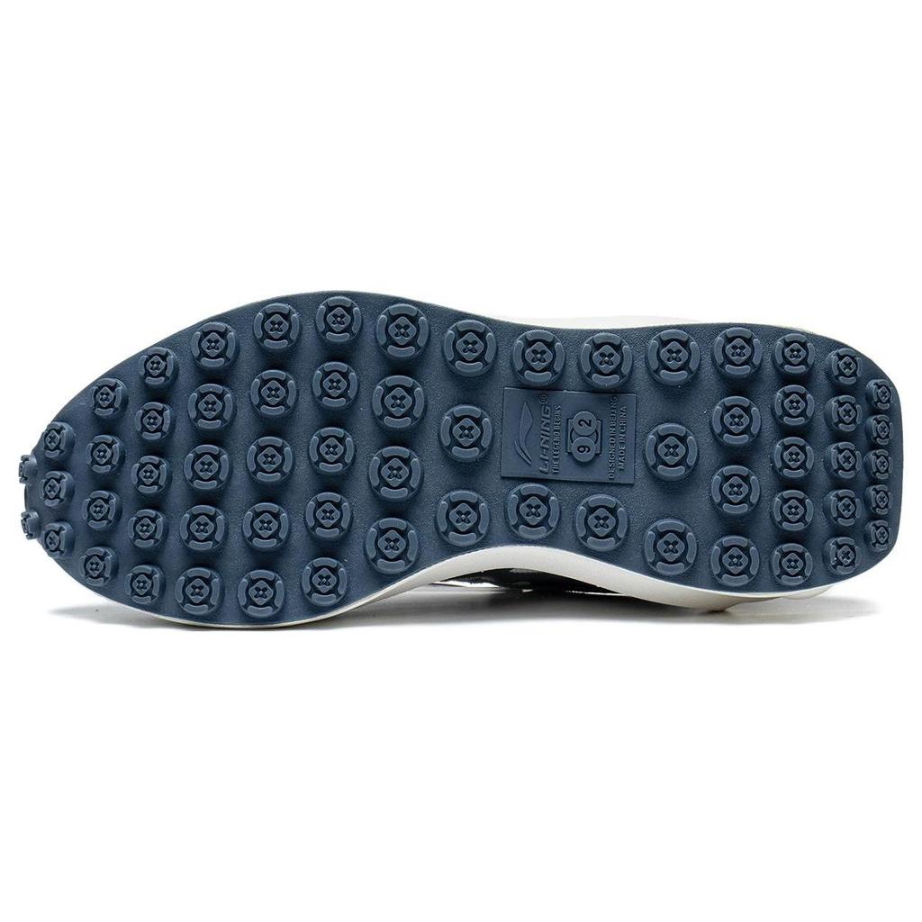 Li Ning Square And Round Textile, Synthetic Leather Slip Resistant Abrasion Resistant Low top Sports Casual Shoes AGCT016-3