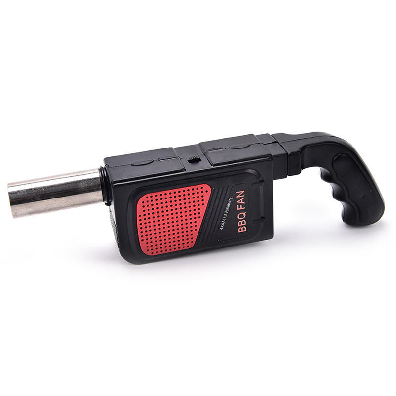 Elektrischer Grillventilator, Luftgebläse für Outdoor-Camping, Grill, Picknick, tragbarer Handventilator, Grill, Grill, Kochzubehör