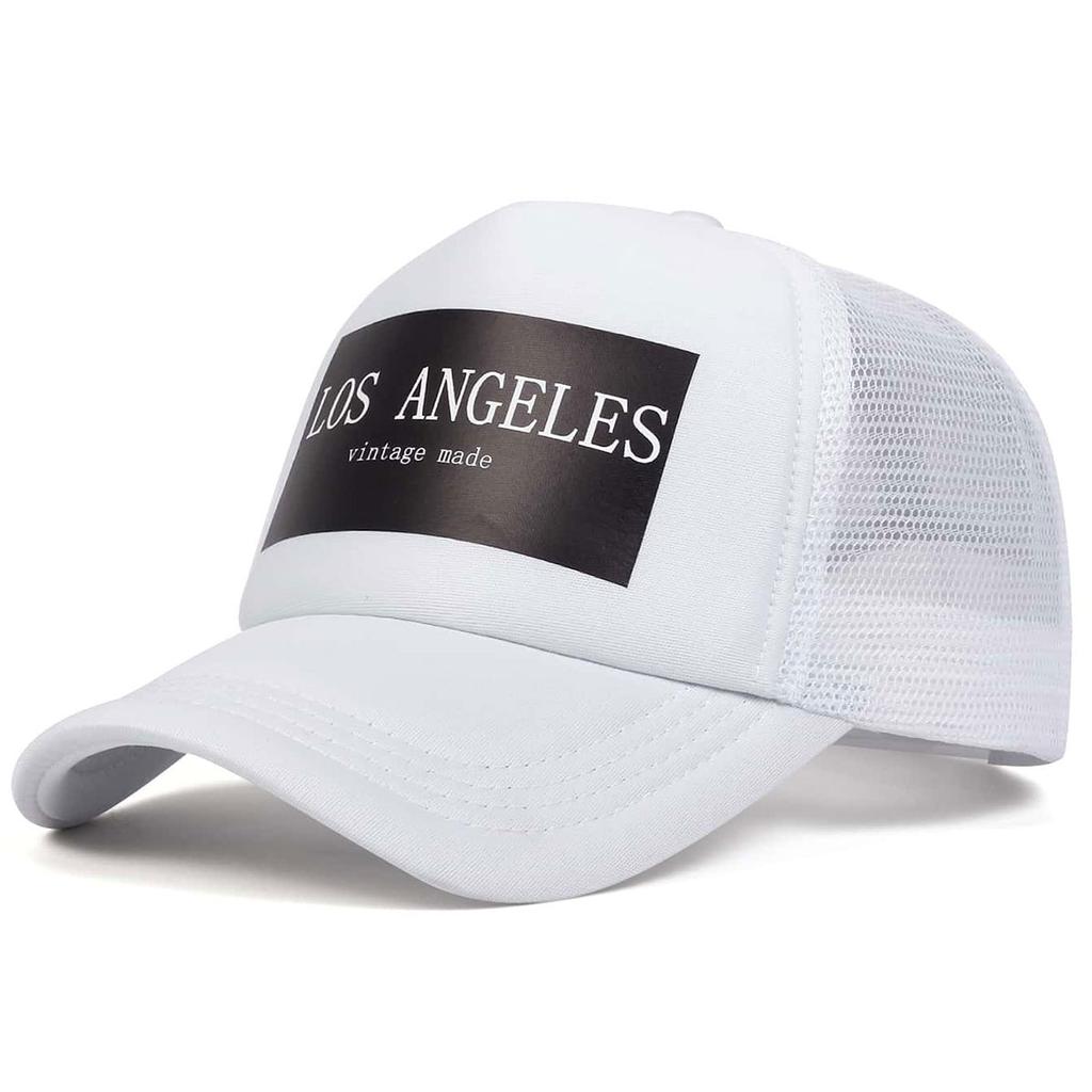 Men's Los Angeles Print Net Baseball Cap Outdoor Breathable Sports Hat Women Sunscreen Hats Trucker Hat Hip Hop Caps