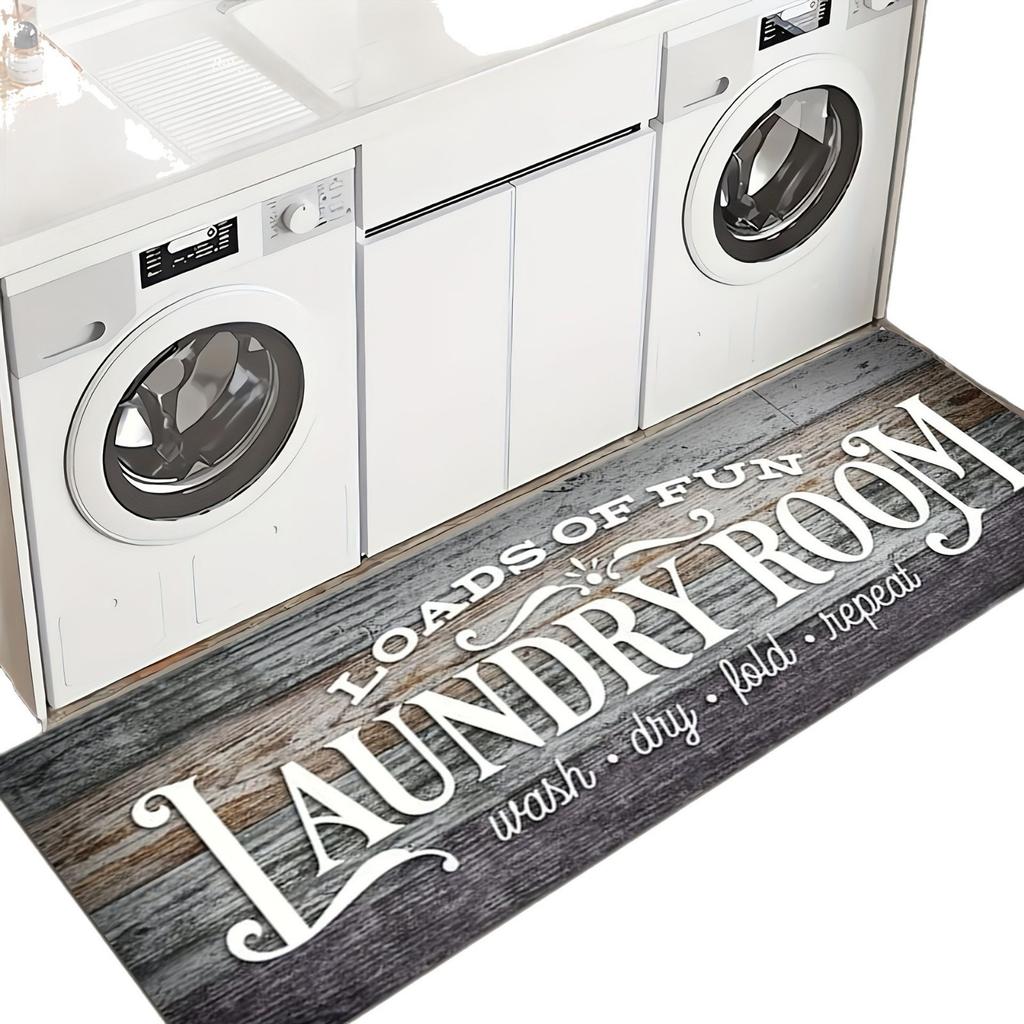 Laundry Diatom Mud Floor Mat, Water-Absorbing And Wear-Resistant Floor Mat, Household Kitchen Floor Mat, Easy To Take Care Of Floor Mat, Dirt-Resistan