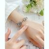 Popular Love Stainless Steel Niche Design Versatile Ot Buckle Titanium Steel Bracelet Women
