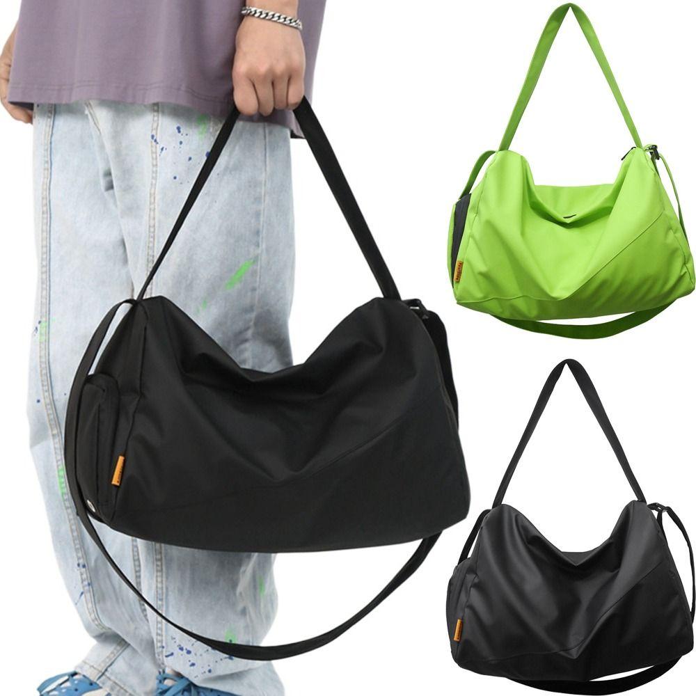 

Large Capacity Travel Luggage Backpack Wet and Dry Separation Gym Tote Bags Yoga зелёный