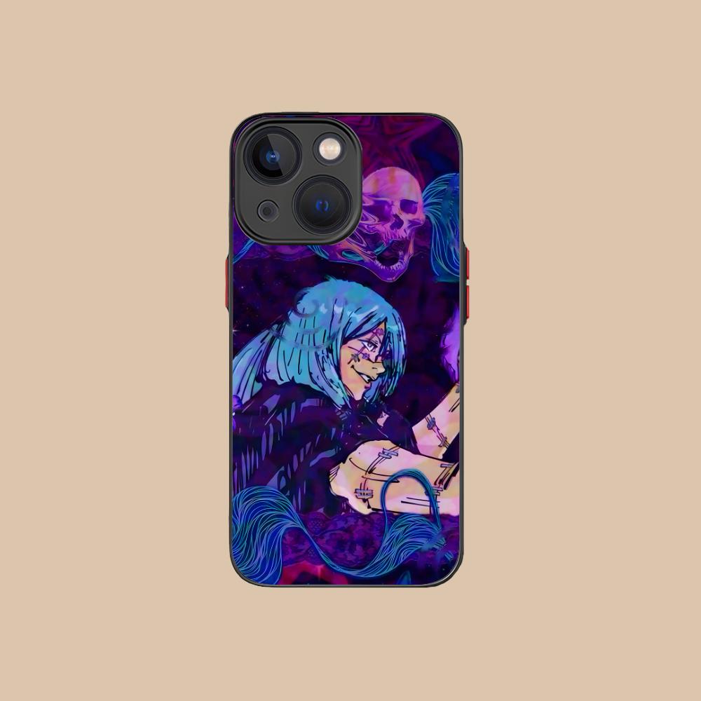 JJK Mahito Phone Case for iPhone 17 16 15 14 13 12 11 X XR XS Air Pro Max Plus Mini Skin Feel Cover