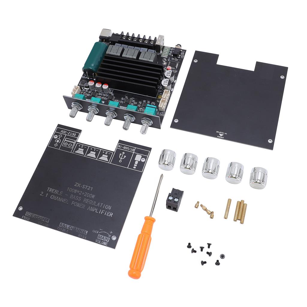 Bluetooth Amplifier Board TPA3221 Chip 2.1 Channel 100Wx2+200W Output DC12-30V Sound Power