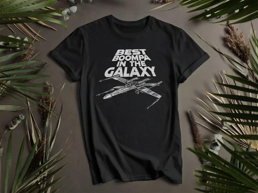 Star Wars Best Boompa In Galaxy Black Tshirt S