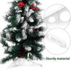 Small Set Christmas Tree Bases 15cm Trees Riser Plastic Rotating Stand Household Xmas Rack