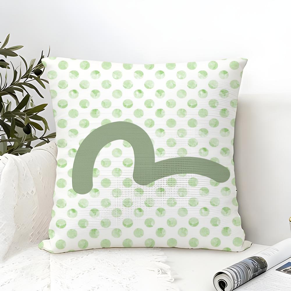 Jpop Denim EeeeeVISU Pillow Case Cotton Linen Fabric Square Zipper Pillowcase Home Decorative Living Room