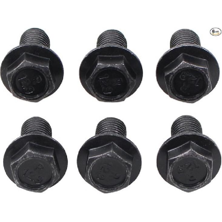 6Pcs Transmission Flywheel Flexplate Bolts for 4.8 5.3 6.0