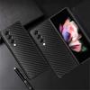 Husă de lux din fibră de carbon dur pentru computer subțire pentru telefon pentru Samsung Galaxy Z Fold 3 5g Husă rezistentă la șocuri cu protector de ecran