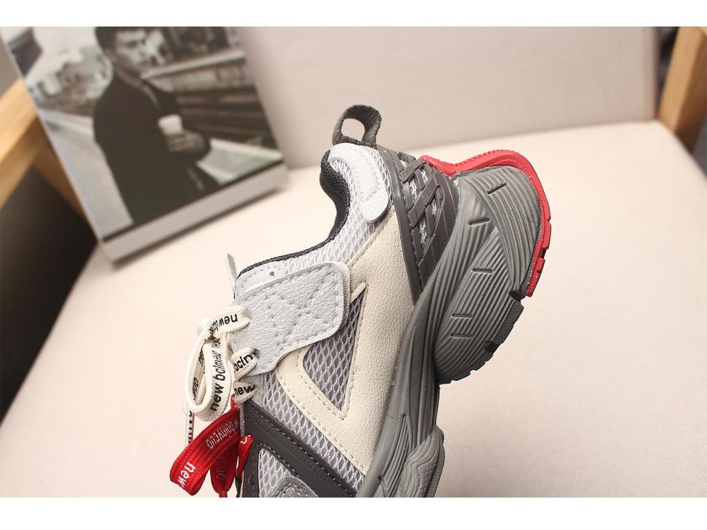 Sneakers da Papà Traspiranti in Rete per Bambini Primavera/Autunno 2026, Sportive Leggere per Ragazzi e Ragazze, Scarpe Casual Medie/Grandi.