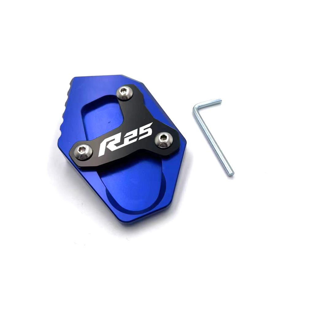 For YAMAHA MT 03 25 YZF R3 R25 MT03 YZFR25 YZFR3 2014-2023 Motorcycle Kickstand Foot Side Stand Extension Pad Support Plate
