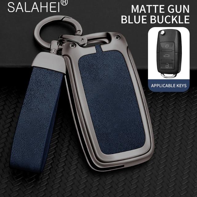 

Металлический автомобильный складной чехол для ключей для VW Volkswagen Polo Tiguan Passat B5 B6 B7 Golf 4 5 6 MK6 Jetta Lavida аксессуары