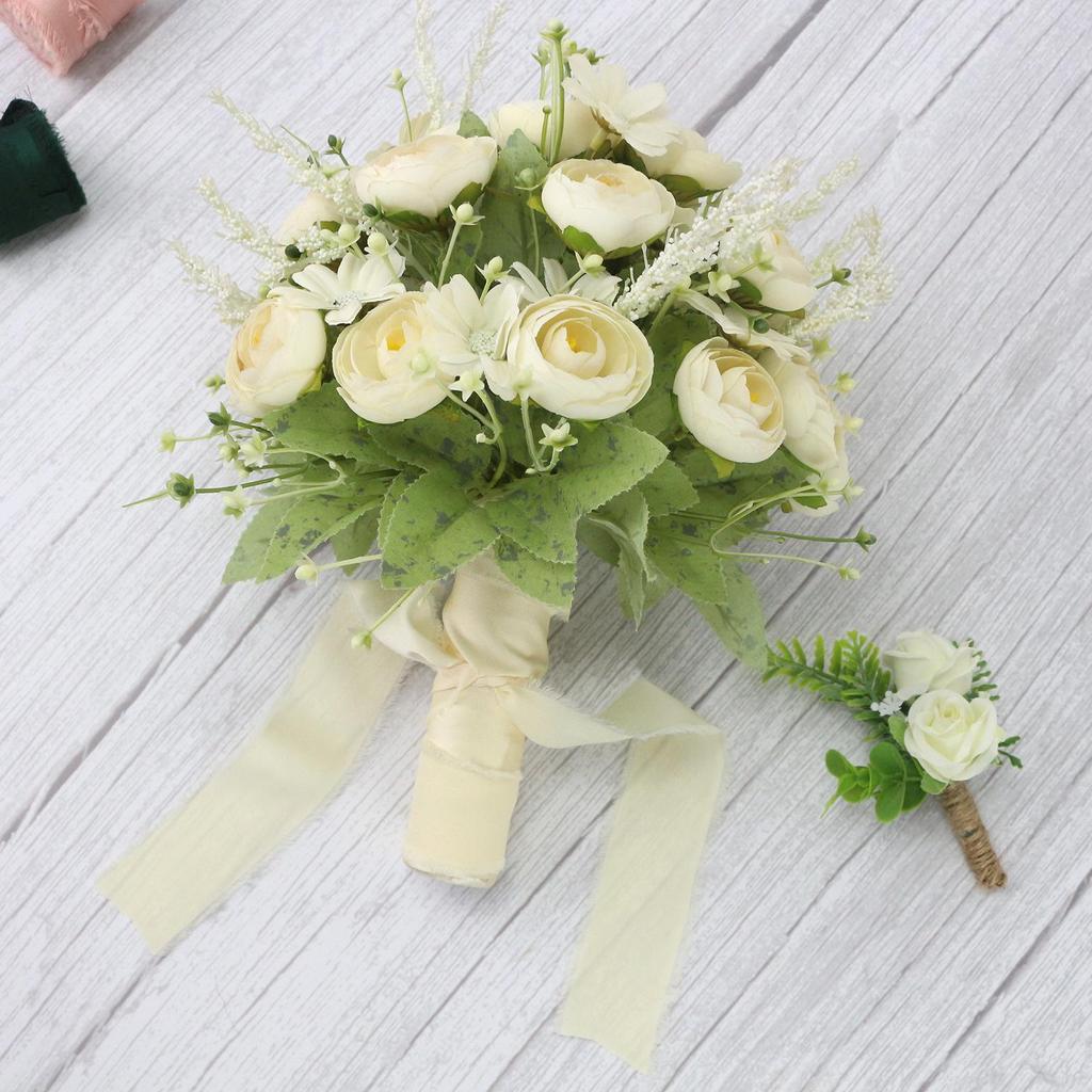 Hand-Tied Satin Chiffon Ribbon – Frayed Edge Silk Fabric for Gift Decoration