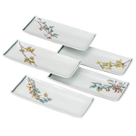 

Kutani ware 9 plate fruit picture Iwataya No. set, different, K8-76