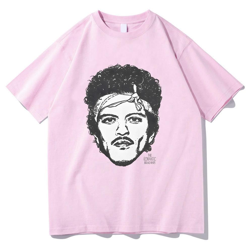 Bruno Mars The Romantic Rose Tee Man Woman Harajuku Short Sleeve O-neck Casual Shirt Gift Clothes Fashion Comfort Cotton T Shirt