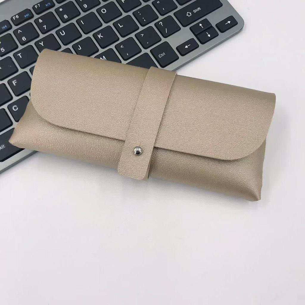 Brillenetui Damen Leder Weiche Brillentasche Mode Tragbare Sonnenbrillenbox Tasche Zubehör Brillenetui Sonnenbrillenbox