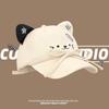 Small Fish Cat Cute Bow Baseball Cap Spring And Summer Student Cartoon Showing Face Small Sunshade Cap Couple Versatile