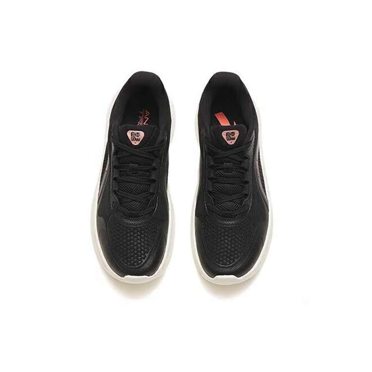 Anta Shock Absorbing Non-Slip Durable Low-Top Weightlifting Squat Training Shoes Women Shoes Black 122247789-4