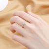 2026 Simple Temperament Snowflake Ring Women's Niche Design Light Luxury High-end Ring New Trend Jewelry