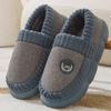 "2023 Extra Large Thick Cotton Slippers for Men & Women - Winter Indoor Warm Wool, Thick-Soled Comfort"