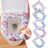 1PC Waterproof Cartoon Pattern Toilet Seat Cover Hygienic for Germ Free Bathroom Accessories Universal Toilet Seat Cover.